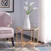 Kerri Accent Table - FOX2517B - Gold/Clear - Safavieh Couture - 2 of 4