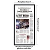 Americanflat 11x22 Newspaper Frame Polished Plexiglass - Display Assorted Media Articles - Thin Border Picture Frame for Wall Display - Black - 2 of 4