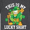 Boys' - Garfield - This Is My Lucky Shirt Short Sleeve Graphic T-Shirt - 2 of 4