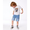 Deux par Deux Boy French Terry Denim Short Denim Blue - 3 of 4