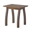 Slatted Outdoor Accent Table, Coastal Style Patio End Table for Outside Use, Outdoor Side Table -Christopher Knight Home - 4 of 4