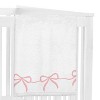 Sweet Jojo Designs Baby Girl Baby Milestone Blanket Ballerina and Ballet Bows Pink and White - 3 of 4