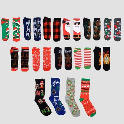 mens holiday socks