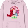 Sesame Street Best Friends Elmo and Abby Cadabby Adult Pink Hoodie - 2 of 2
