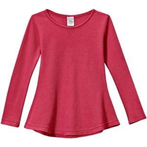City Threads USA-Made Thermal Girls Soft & Cozy Long Sleeve Tunic - 1 of 2