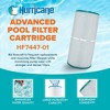 Hurricane Filters Advanced Spa Filter Cartridge for Unicel: C-7447, PA50SV, Filbur: FC-1235, Hayward, C2000, SwimClear C202 & Sta-Rite PRC 50 - 2 of 4