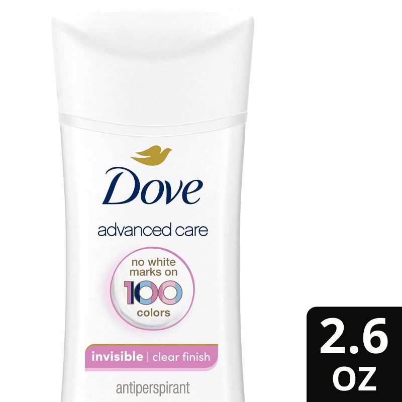 Dove Beauty Advanced Care Clear Finish 48-Hour Women&#39;s Antiperspirant &#38; Deodorant Stick - 2.6oz, 1 of 11