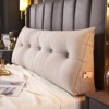COWLOWN Triangular Headboard Backrest, Positioning Support Bed Rest Reading Pillows with Removable - 3 of 4