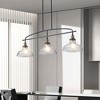 VYNXARIA Industrial 3-Light Pendant Chandelier ¨C Adjustable Modern Farmhouse Lighting (Bulb Not Included) - 2 of 4
