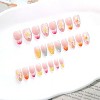 LOVELAY CREATIONS White 3D Flower French Tip Short-Medium Oval Nails - 2 of 4