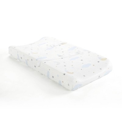 Lush Décor Goodnight Little Moon Soft & Plush Changing Pad Cover - Blue