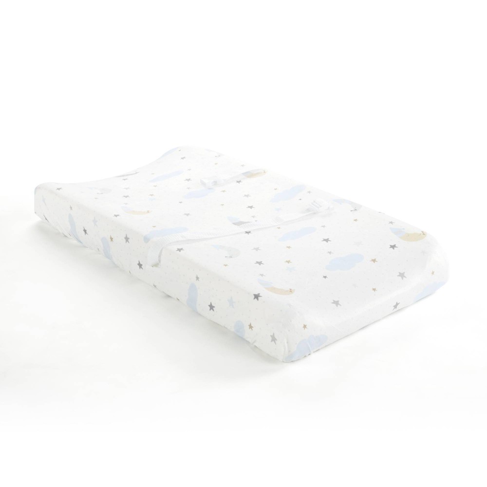 Photos - Changing Table Lush Décor Soft & Plush Changing Pad Cover - Goodnight Little Moon