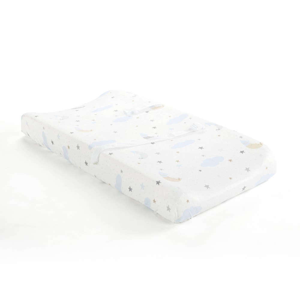 Lush D&eacute;cor Soft & Plush Changing Pad Cover - Goodnight Little Moon