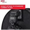 RitzGear Universal Collapsible Magnetic Ring Camera Flash Diffuser 45cm for Macro & Portrait Shoot - 4 of 4