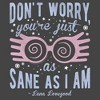 Boys Harry Potter Luna You’re Just As Sane as I Am T Shirt - 2 of 4