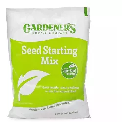 Gardeners Supply Company SuperRoot Booster Seed Starter Mix | Promotes Strong Roots & Boost Plant Growth |  High Nutrients Plant Food For Seed
