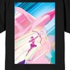 Power Ranger Pink Ranger Action Character Art Adult Black Crew Neck Short Sleeve T-shirt - 4 of 4