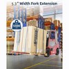 Forklift Pallet Extensions, Fork Extensions 5.3 Inch Width, 5500 LBS Capacity Heavy Duty Fork Extensions for Forklifts red 84 x 5.3 inch - 3 of 3