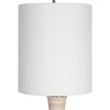 Uttermost Chalice Striped Table Lamp – Ceramic with Taupe, Tan & Charcoal Finish, Crystal Base, 13"x13"x33.25" - 4 of 4