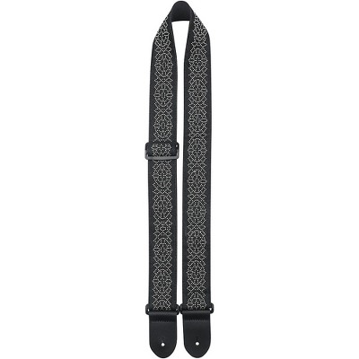 Perri's Jacquard Rhinestone Studs Guitar Strap 2 in.