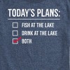 Men's - Instant Message - Todays Lake Plans Short Sleeve Graphic T-Shirt - 2 of 4