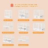 JOYMOR 8 in 1 Convertible Crib with Drawer, Include 2” Mattress, Converts to Bassinet, Mid Crib, Full Size Crib, Daybed,Toddler Bed and Playard - 2 of 4