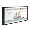 Stupell Industries Nautical Sailing Flags Educational Framed Giclee Art, Black, 30" x 13" - 2 of 4
