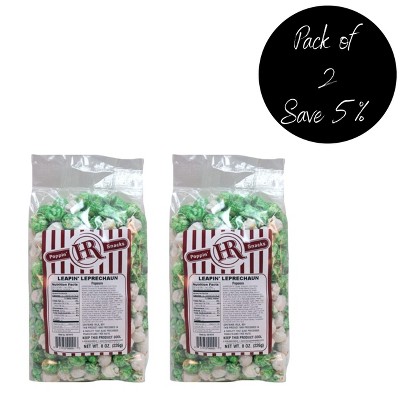HR Poppin' Snacks 8 oz Leapin' Leprechaun Saint Patrick's Day Popcorn - Pack of 2