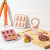 Silicone Baby Fruit Feeders and Baby Bibs Set - First Stage Baby Must-Haves, Gum-Friendly, BPA-Free, Easy to Clean Feeding Accessories for Infants - 4 of 4