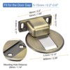 Unique Bargains Zinc Alloy Magnetic Door Stop with Self Adhesive and Screw Mount - 2 of 4