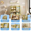LOVMOR 4 Tier Kids Bookshelf, Baby Toddler Book Rack Toy Storage Organizer, Wooden Montessori Bookcase for Kids Rooms, Bedroom, Playroom, Nursery - 4 of 4