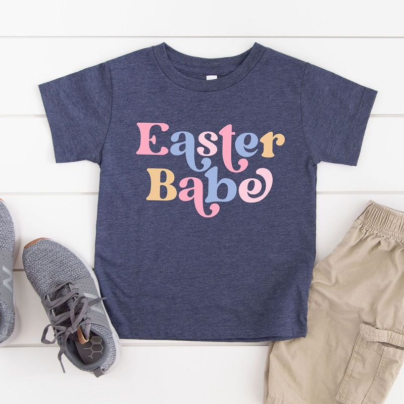 The Juniper Shop Easter Babe Colorful Toddler Short Sleeve Tee, 2 of 3