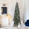 GlasFlength Artificial Trees Special Slim Pencil Shaped Christmas Tree Fashion Cute Design for Holiday Decoration, Green, 12.99"*12.99"*45.27" - 3 of 4