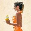 Women's Vibrant Orange Tropical Print Halter Tankini Top - Cupshe - 2 of 4
