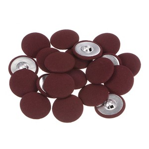 Unique Bargains Metal Shank Round Cloth Covered DIY Sewing Buttons 20 Pcs - 1 of 4