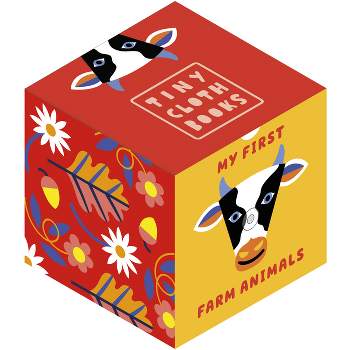 My First Farm Animals - (Tiny Cloth Books) by  Happy Yak (Bath Book)