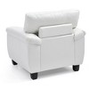 Upholstered Chair with Removable Back, Pocketed Coil Cushions and Foam-Dacron Wrapped Cushions with Hardwood Frame - 4 of 4