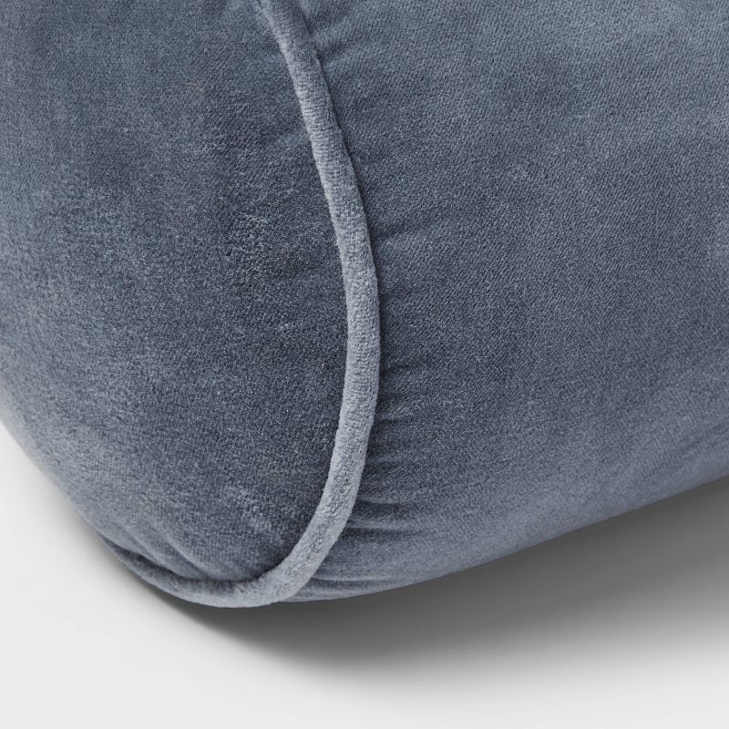8"x22" Luxe Round Velvet Bolster Decorative Pillow - Threshold™, 5 of 6