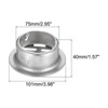 Unique Bargains Stainless Steel Flat Mouth Anti Blocking Outdoor Bathroom Drain Cover for - 2 of 4