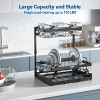 LunaLulinlk Organizer 2 Tier Slide Out Under Sink Shelf Cabinet Storage Shelf Under Sink Storage - 3 of 4