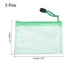 Unique Bargains PVC Waterproof Zipper Home Office Travel File Bags 3 Pcs - 2 of 4