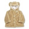 Bearington Bearington Baby Lil' Teddy Bear Brown Hooded Coat (12-24 Months) - 2 of 2