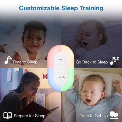 White Smart Plug-in Sleep Training Soother with Bluetooth Speaker