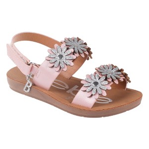 bebe Girls' Sandals - Cute and Comfy Toddler Girls' Summer Shoes, Perfect Beach Sandals for Toddlers - 1 of 4
