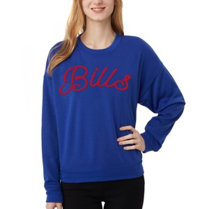 NFL Buffalo Bills Women's Long Sleeve Crew Neck Fleece - 1 of 3