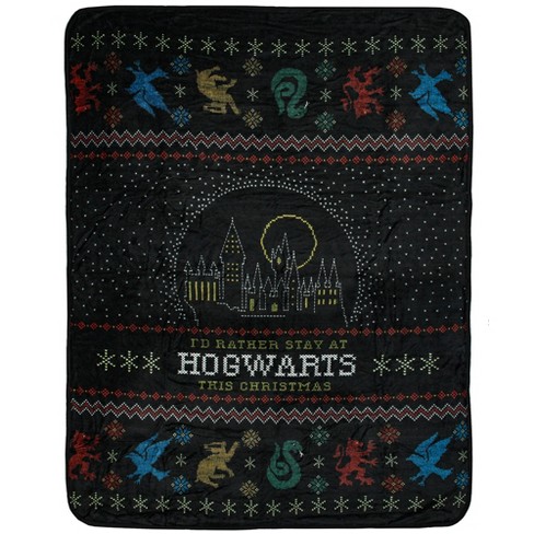 Harry potter 2024 fleece throw