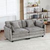 Cloud Sofa LoveSeat, Modular Sectional Couch with Chenille Fabric & Double-Layer Cushions â€ - 4 of 4