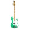 Sawtooth Americana Road Warrior Series Surf Green w Aluminum Pickguard Electric Bass Guitar - 2 of 4
