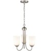 Millennium Lighting Ivey Lake 3 - Light Chandelier in  Satin Nickel - 3 of 4