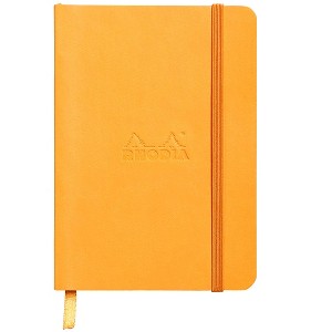 Rhodia Rhodiarama Soft Notebook - 72 Lined Sheets - 4 x 5 1/2 - Orange - 1 of 4